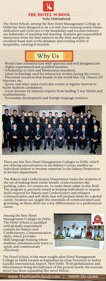 The Hotel School: Hotel Management Institutes in Delhi